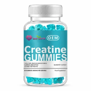 biolove blueberry creatine gummies bottle